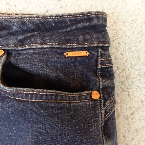 M&S Per Una Jeans Women's UK 16 Denim Pants Straight Leg Dark Wash Meas. 34x28 - Picture 4 of 15